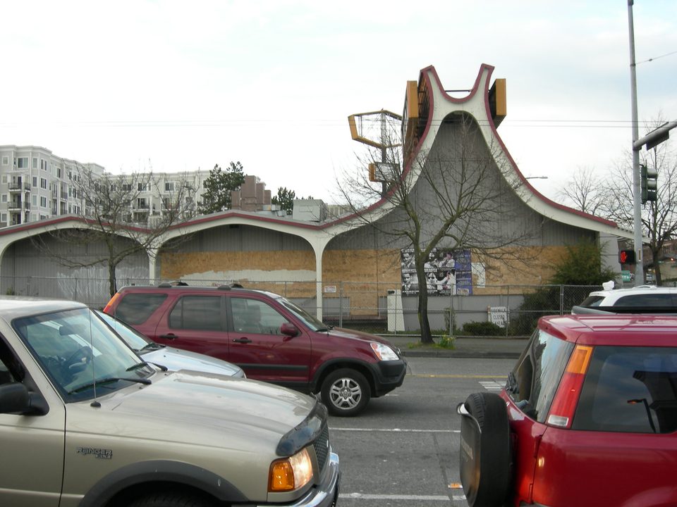A Googie building in Seattle, a Denny’s from 1984, since demolished