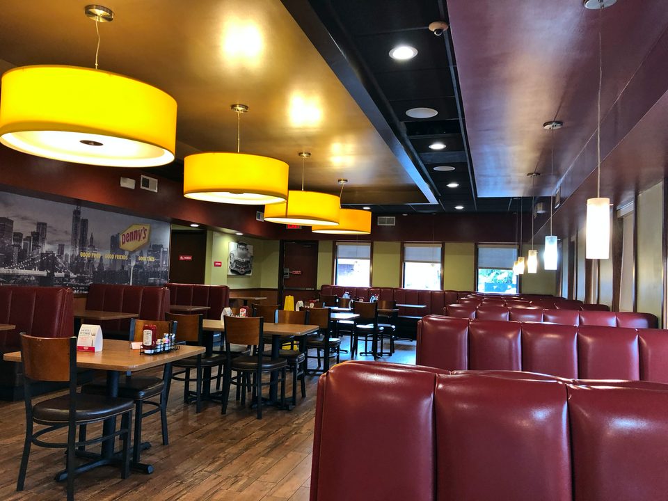Booths in a Brooklyn Denny’s, 2022