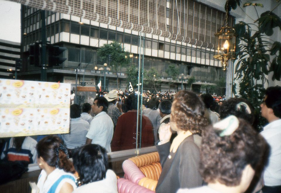 Diners in a Mexico City Denny’s, 1989