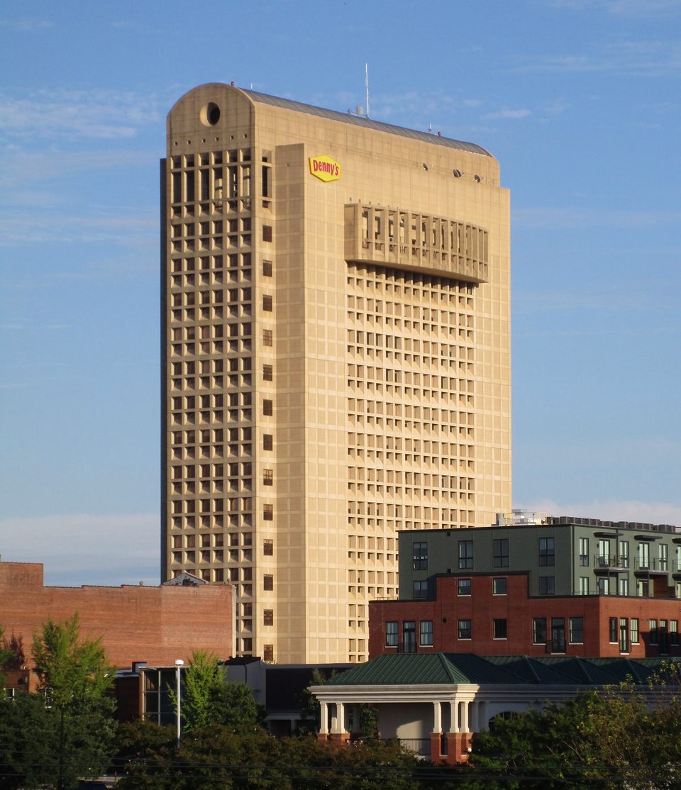 Denny’s Tower, the headquarters and Spartanburg’s tallest building