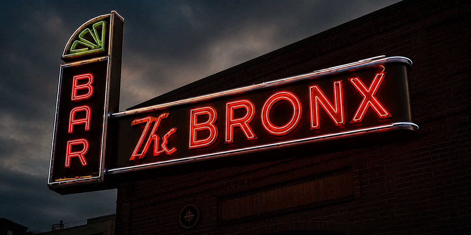 The Bronx Bar's exterior sign