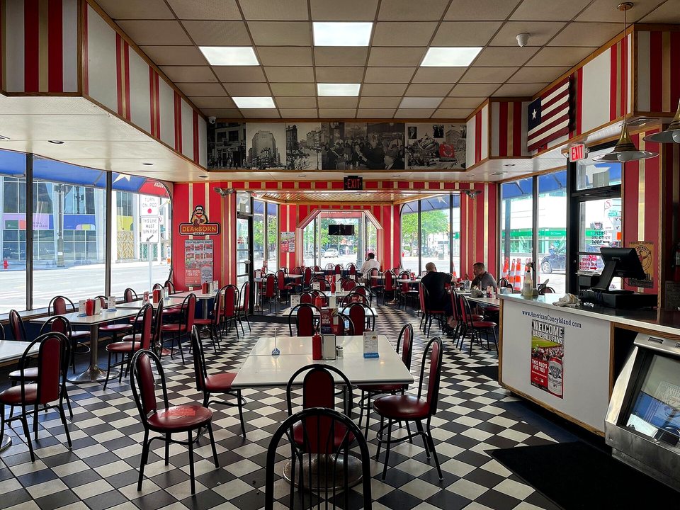 Interior of American Coney Island, 2025