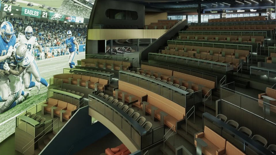 Cosm Detroit: Rendering of The Dome inside Cosm Detroit