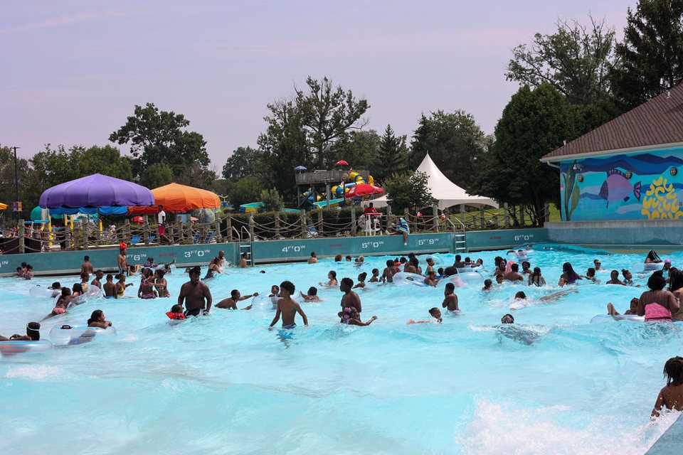 Wayne County Family Aquatic Center: Guests at the aquatic center, homepage gallery