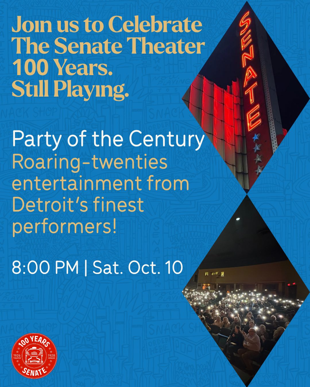 Party of the Century: a 100th anniversary celebration at the Senate Theater — Organizer image