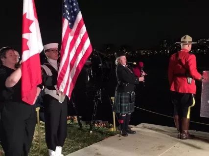 Lost Mariners Remembrance Ceremony – Az elveszett tengerészek emlékezete — Szervezői kép