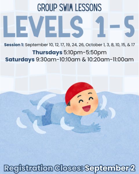 Session 1 Group Swim Lessons Levels 1-5 — Organizer image
