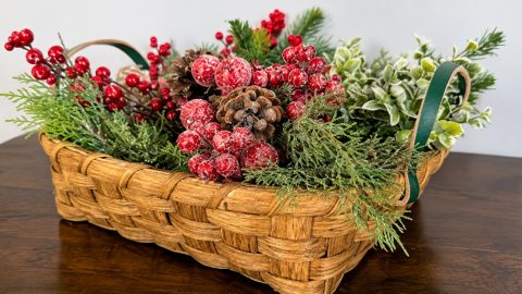 Maker Studio: Holiday Table Topper Basket