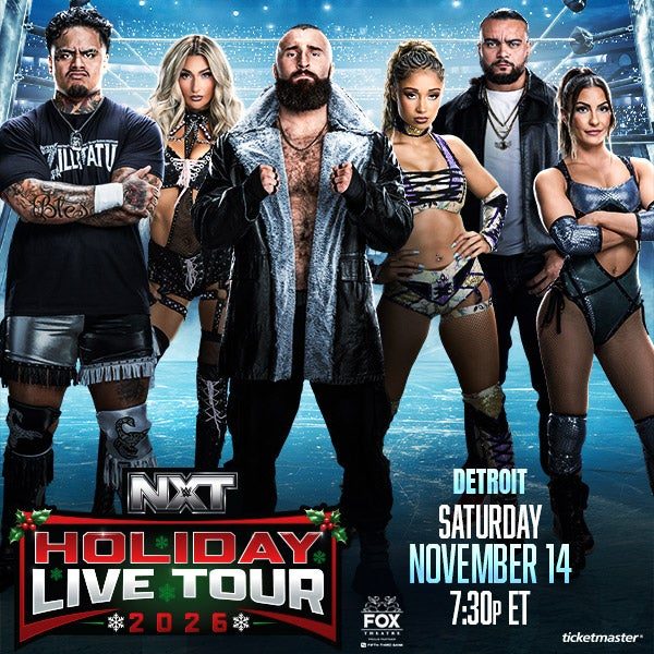WWE NXT Holiday Live Tour — Szervezői kép