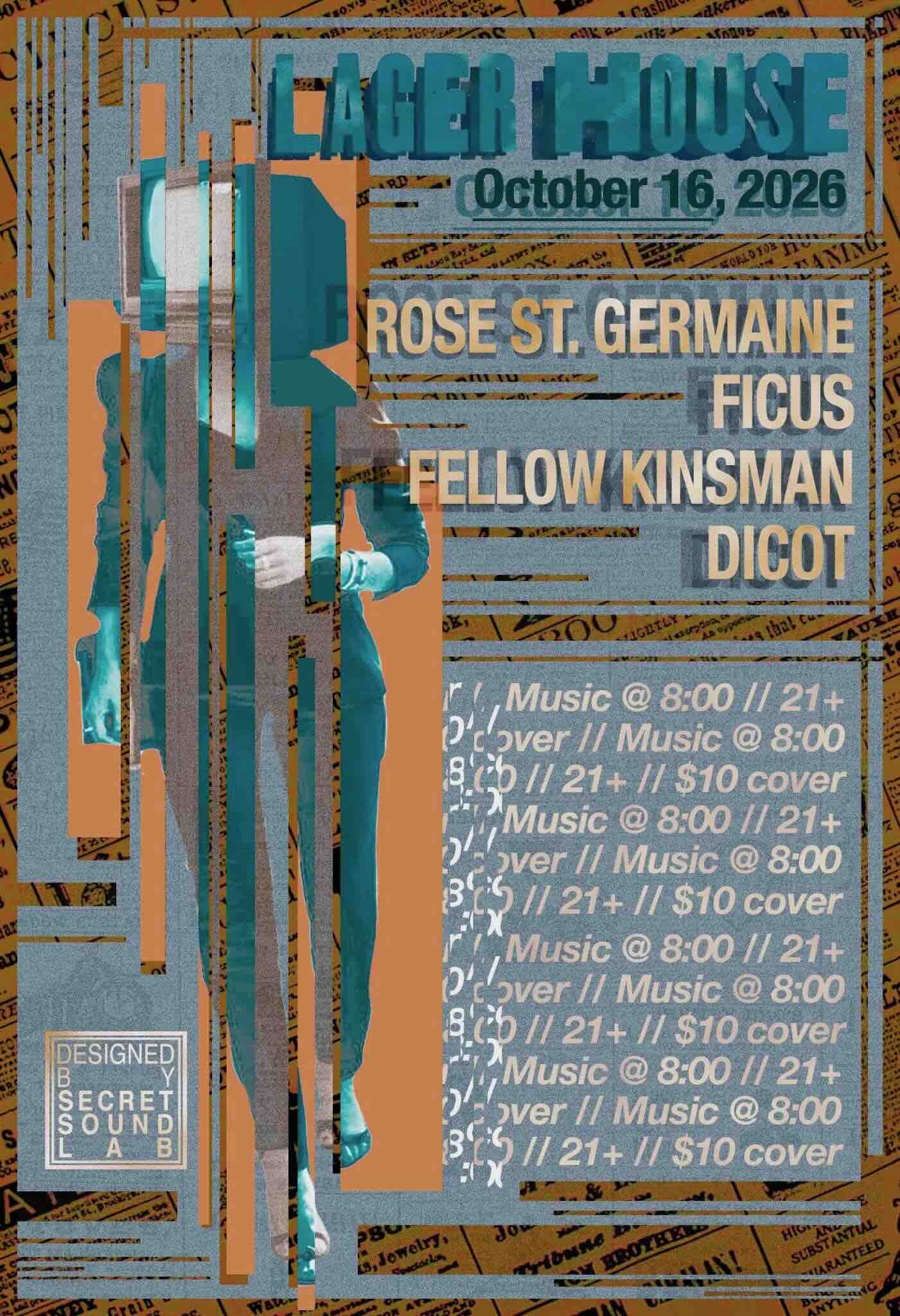 Angie Hartley & the Boys, Ficus, Fellow Kinsman, Dicot — Organizer image