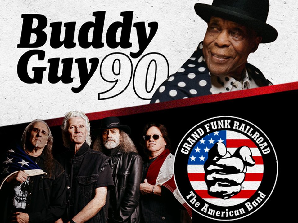Buddy Guy 90 és Grand Funk Railroad élő koncert Mount Pleasantben — Szervezői kép