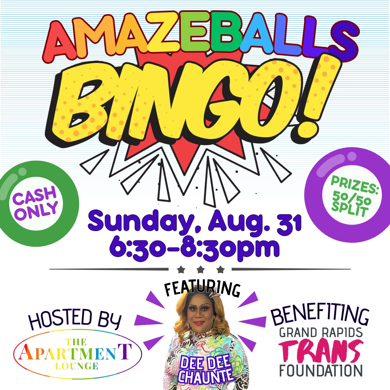 ✨Amazeballs Bingo DeeDee Chaunte-tal✨ (21+) — Szervezői kép