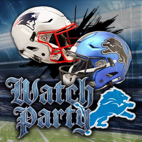 Lions vs Patriots nézés party