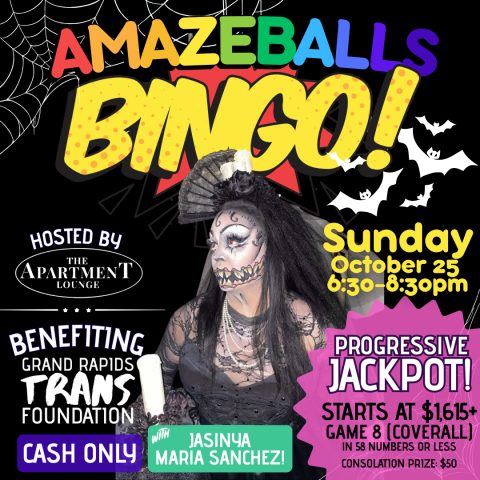 Amazeballs Bingó! Jasinya Maria Sanchezzel (1615 dolláros+ főnyeremény) (21+)