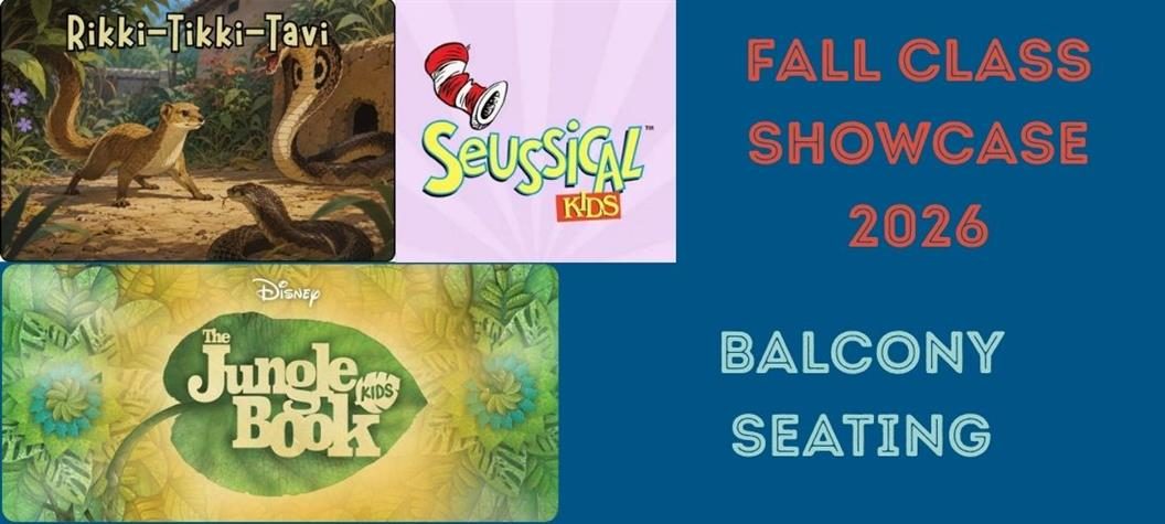 Fall Class Showcase: student showcase at Old Town Playhouse (balcony) — Organizer image