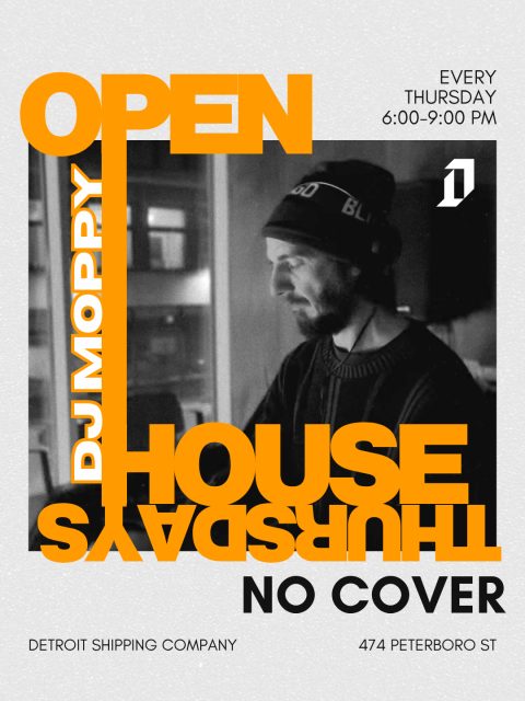Open House Thursday – DJ Moppy — Organizer image