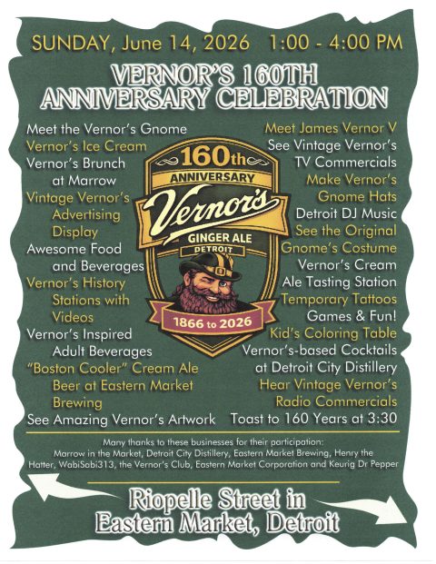 Vernor’s 160 éves évfordulója — Szervezői kép