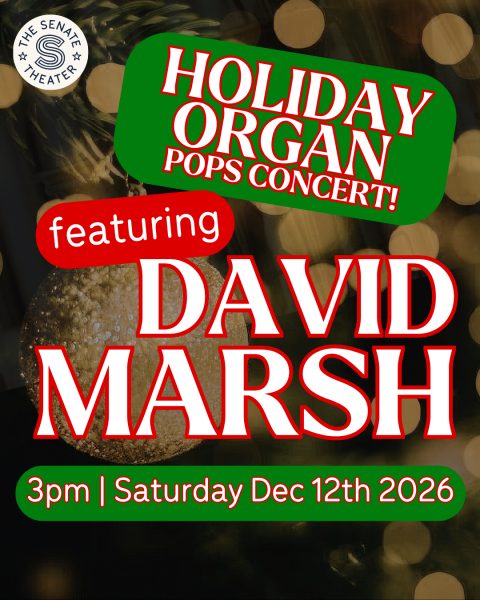 Holiday Organ Pops Concert: David Marsh at the Senate Theater organ
