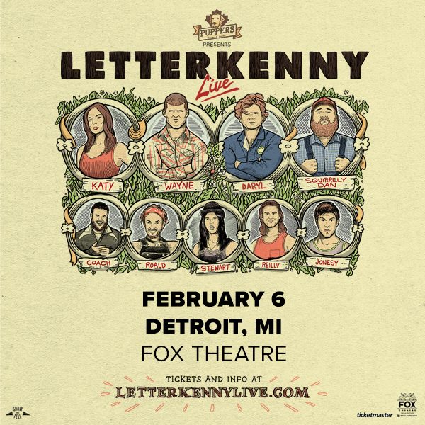 LETTERKENNY Live — Szervezői kép