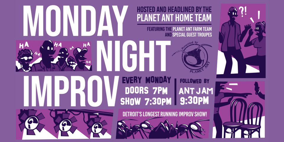 Monday Night Improv: the legendary Planet Ant Home Team in Hamtramck — Organizer image