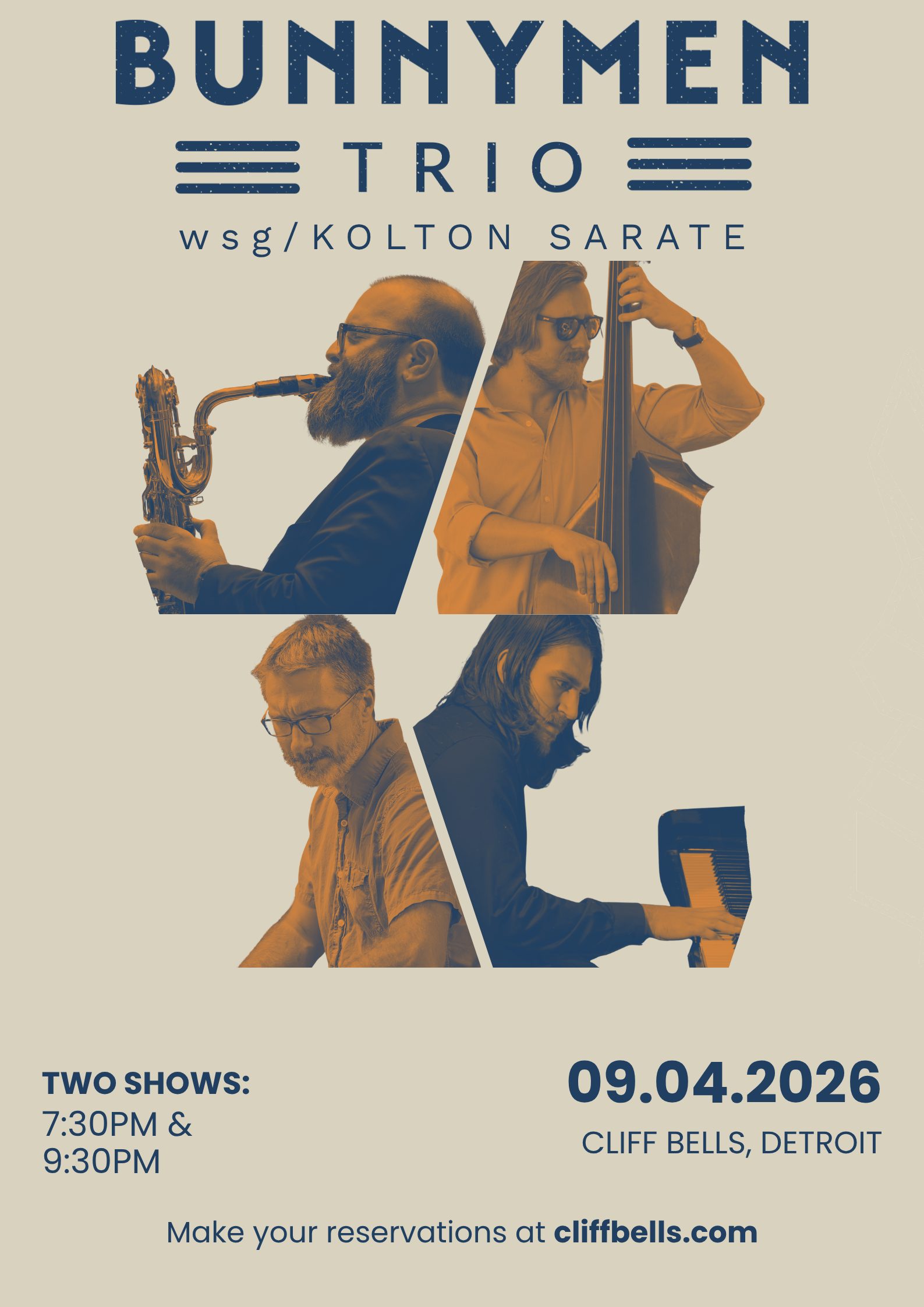 Bunnymen Trio koncert — Szervezői kép