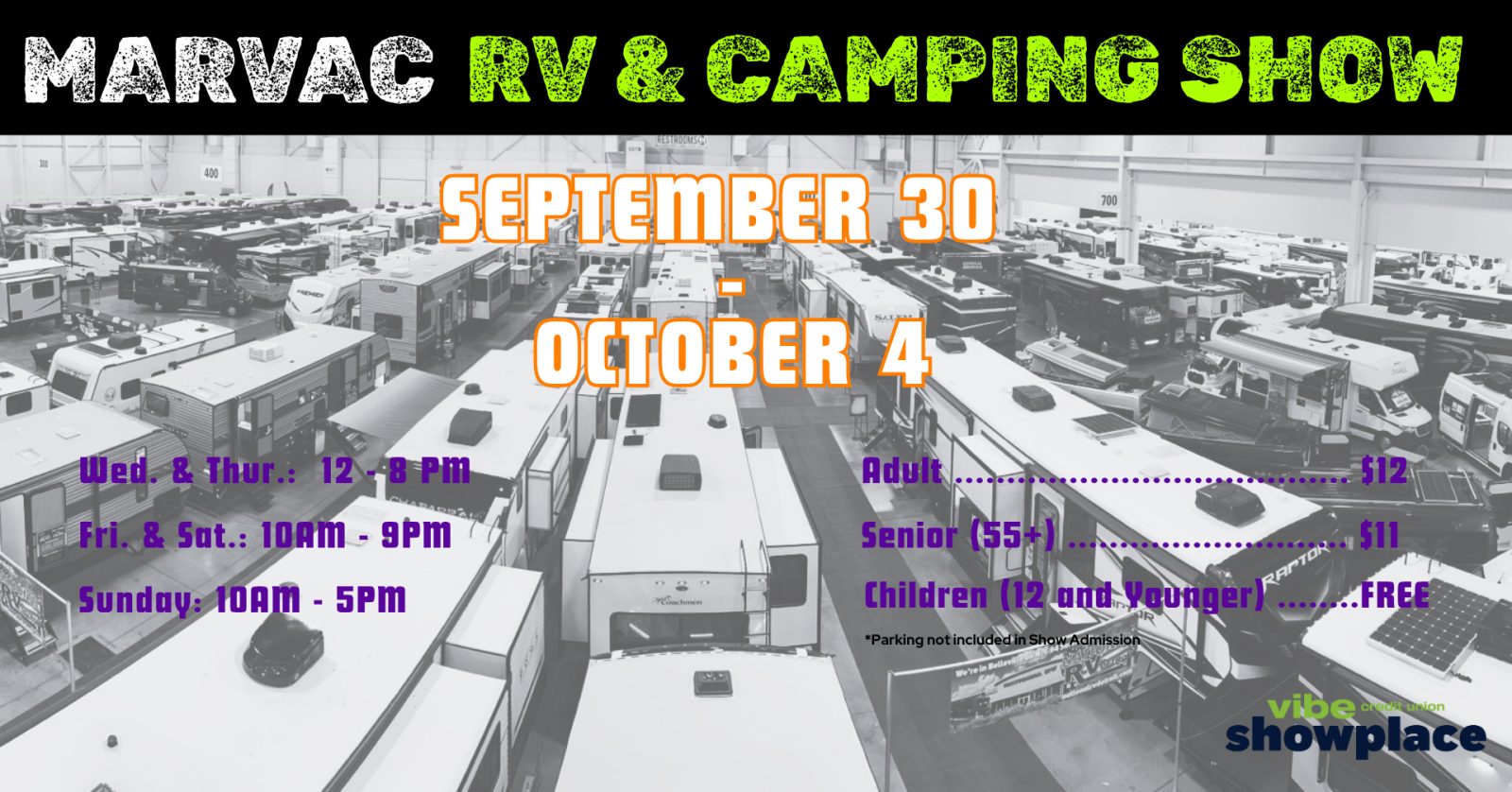 37. őszi Detroit RV & Camping Show — Szervezői kép