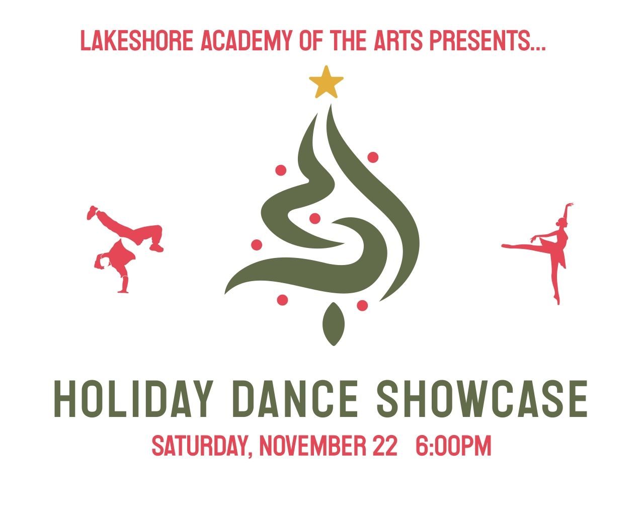 Lakeshore Academy of the Arts: Ünnepi Táncbemutató — Szervezői kép
