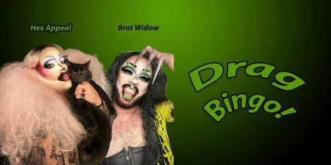 Drag-bingó a Catfé Lounge macskakávézóban — Szervezői kép