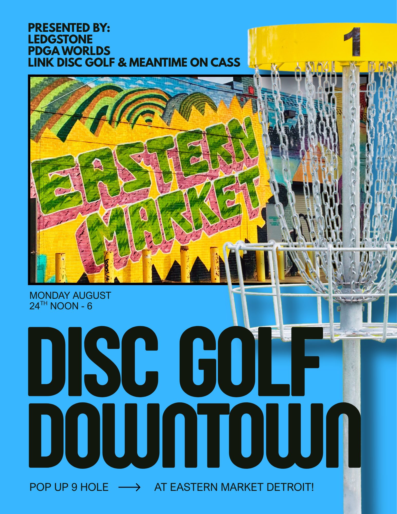 Belvárosi frizbi golf az Eastern Marketnél — Szervezői kép