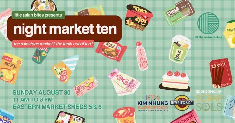 Night Market tíz: a mérföldkő piac — Szervezői kép