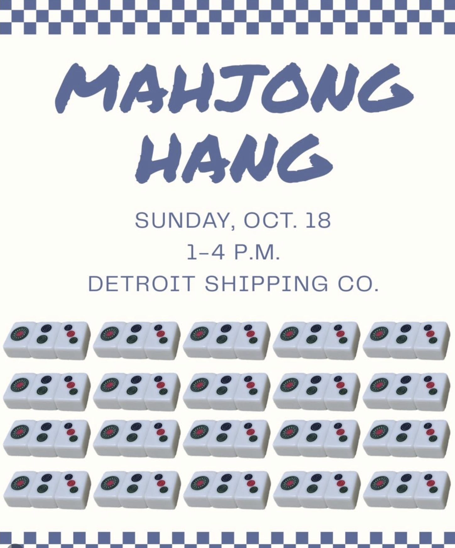 Mahjong Hang — Szervezői kép