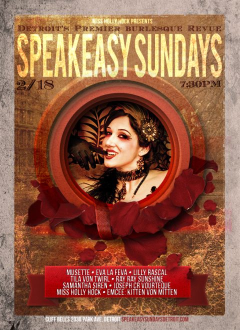 Speakeasy Sundays with Holly Hock — Organizer image