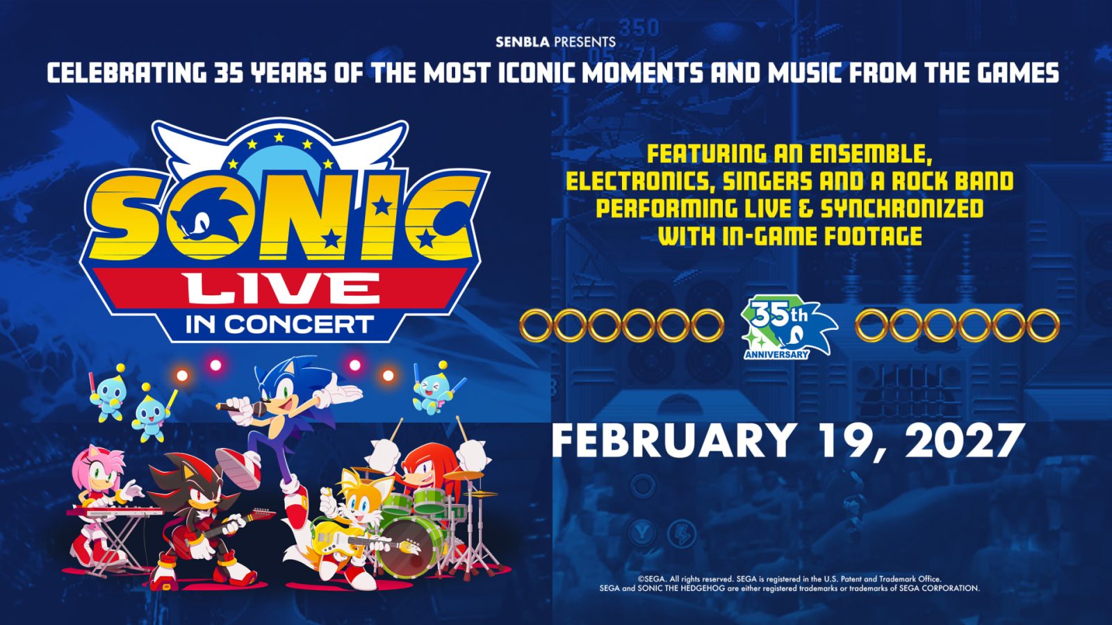 Sonic Live In Concert — Szervezői kép