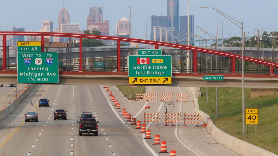 I-75 signs on the eve of the opening, 2026