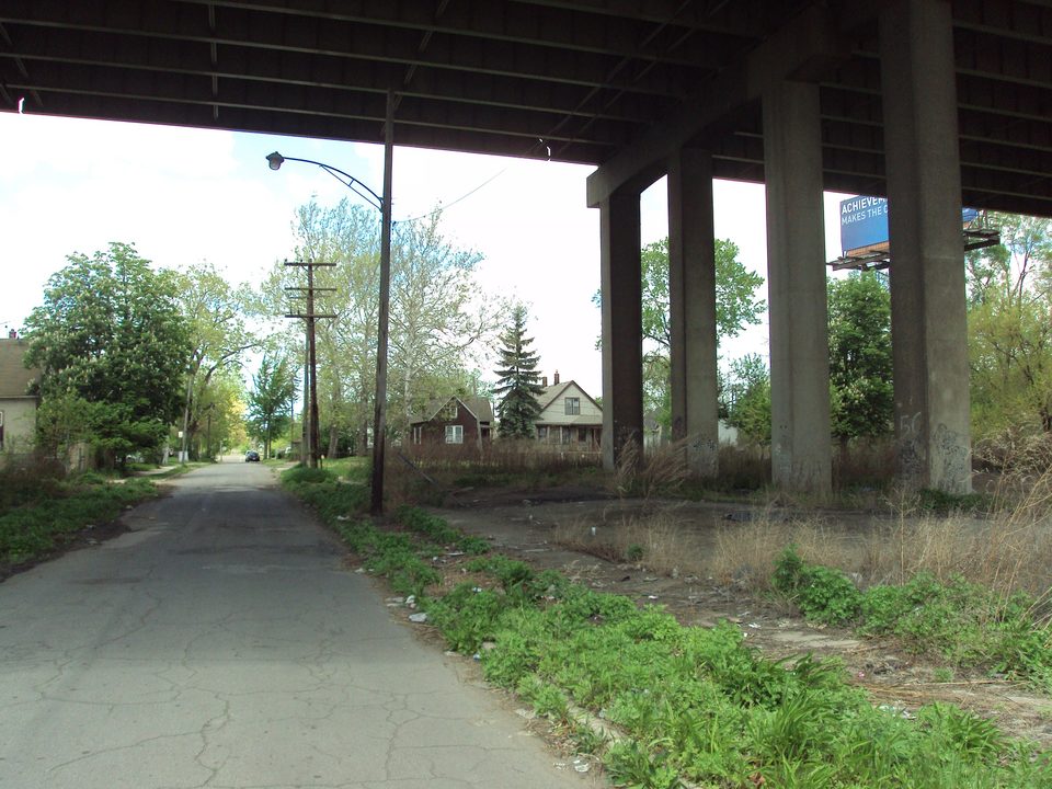 The I-75 overpass in Delray, 2010