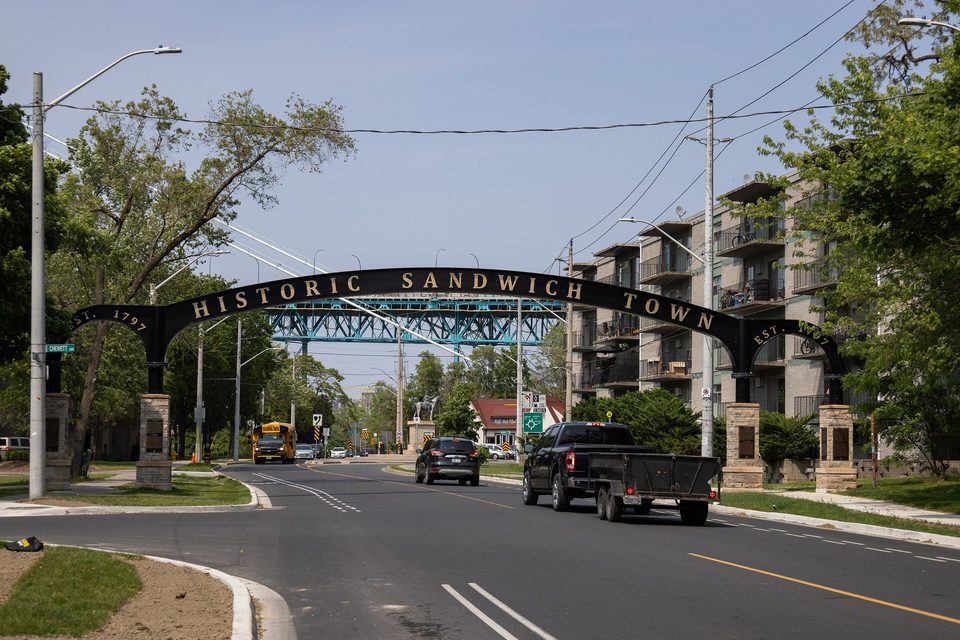 The Historic Sandwich Towne arch