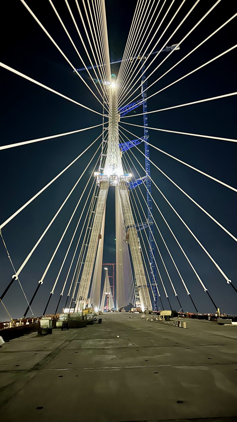The cable fan at night, 2024
