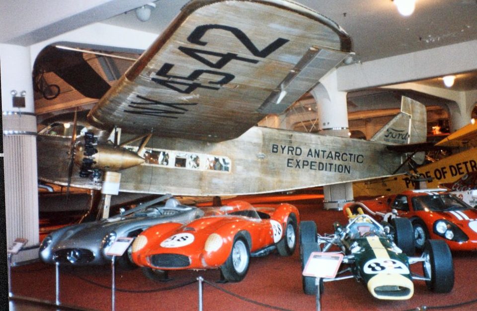 The Ford Tri-Motor “Floyd Bennett”, in which Byrd made the first flight over the South Pole in 1929, at the museum