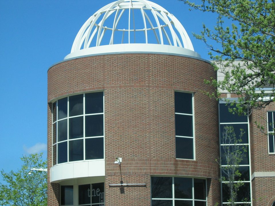 The museum’s domed entrance rotunda, which also leads to the Giant Screen Experience theater, still an IMAX theater when this was taken in 2005