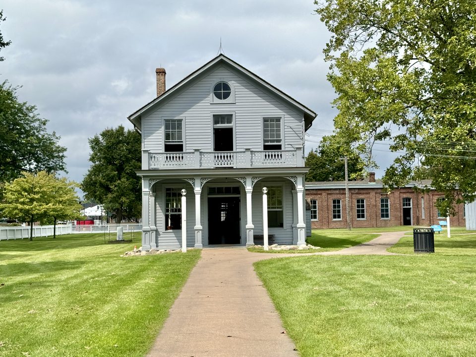 Edison’s Menlo Park laboratory as Ford rebuilt it, where Edison re-enacted the first lighting of his lamp on October 21, 1929 (photo: 2024)