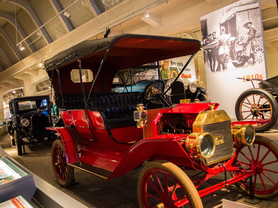 An early 1909 Model T Touring, serial number 839, at the museum (photo: 2017)