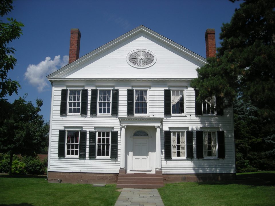 Noah Webster’s New Haven house, where he published his American Dictionary of the English Language in 1828 (photo: 2013)