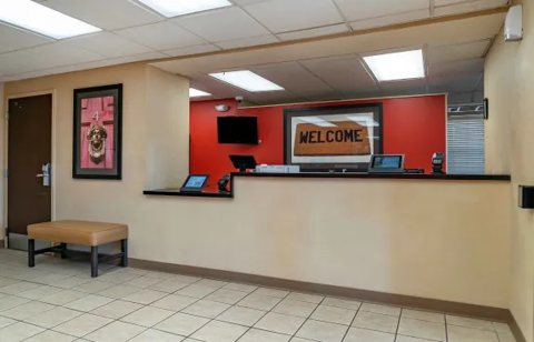 The front desk