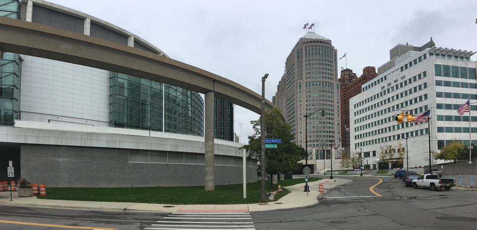 Cobo Center and People Mover Detroit