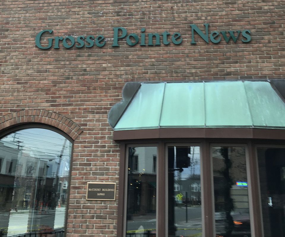 The Grosse Pointe News building on Kercheval in the Village