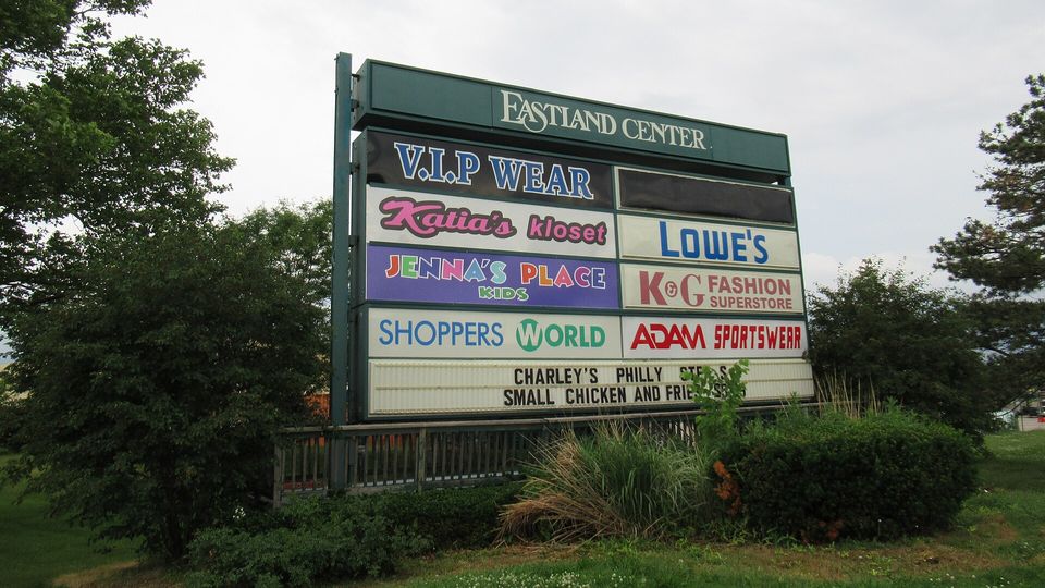 Eastland Center in 2021, the year it closed
