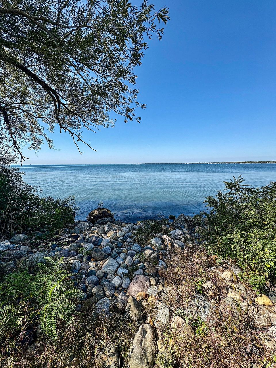 Lake St. Clair from the shoreline trail at Lake St. Clair Metropark