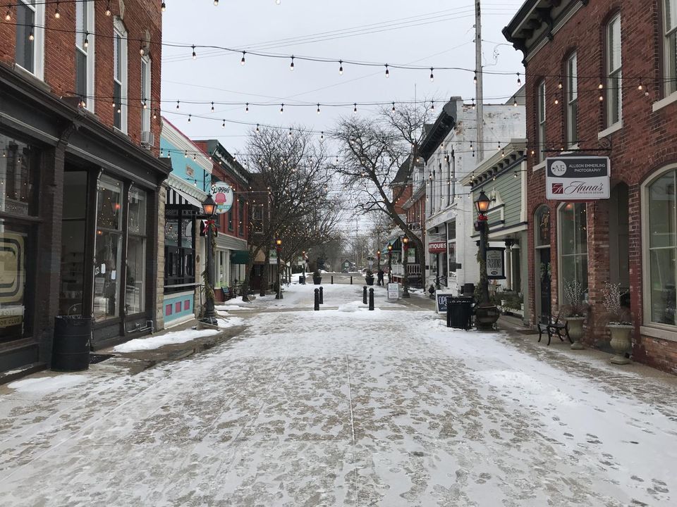 Battle Alley on a winter afternoon