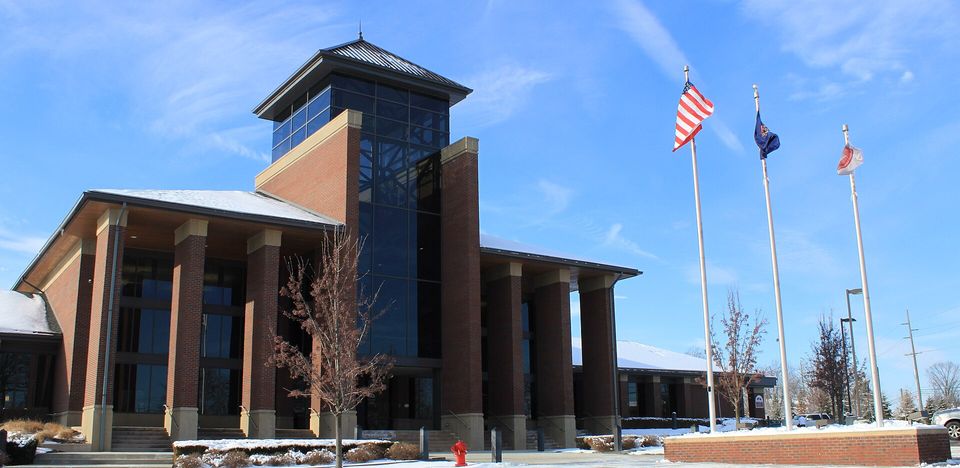 Northville Township municipal building on Six Mile Road
