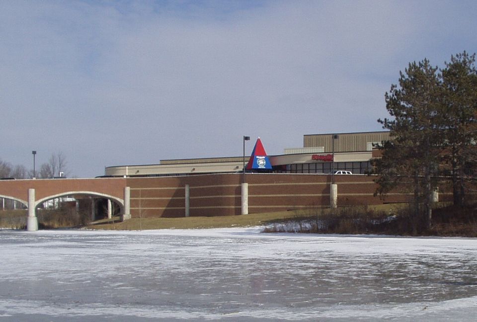 Today's USA Hockey Arena, back when it was Compuware Arena